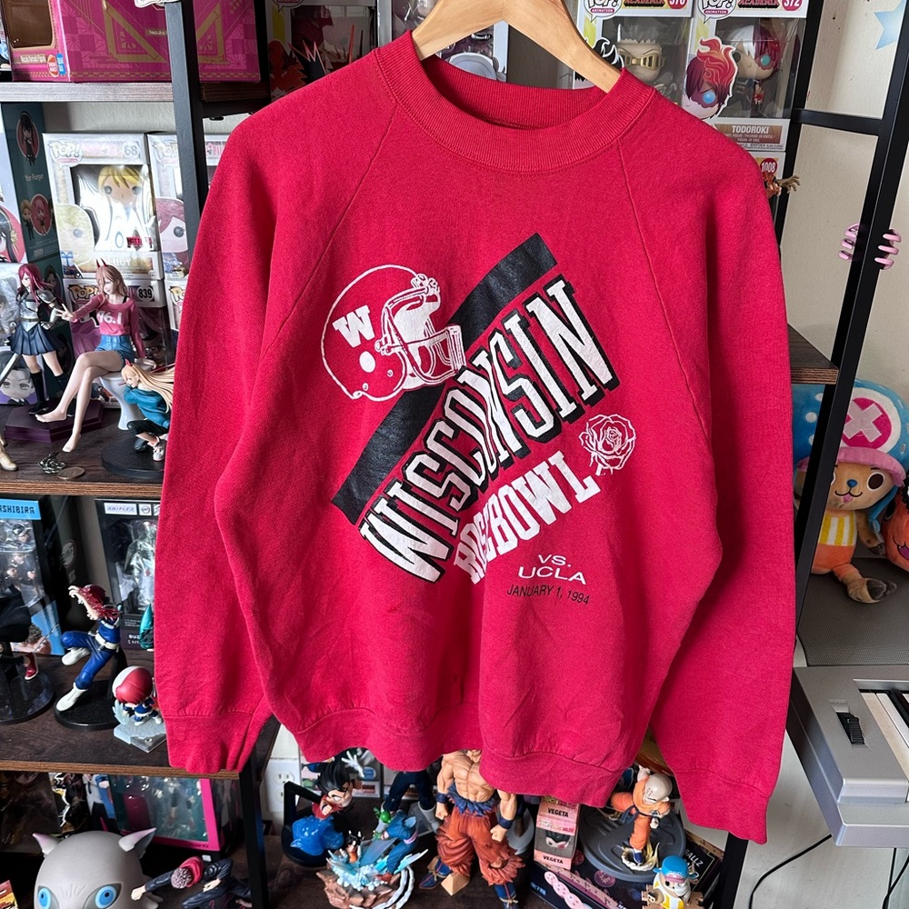 Vintage Wisconsin Badgers Rose Bowl Sweatshirt UCLA 1994 Men’s L?